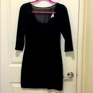 American Eagle 3/4 sleeve black dress